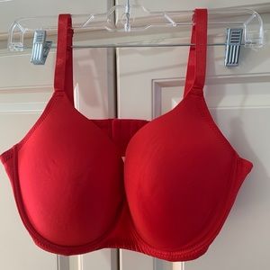 Delta Burke Red Bra 38DD